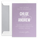 Modern Couple Shimmer Save the Date Cards Image 10 of 13
